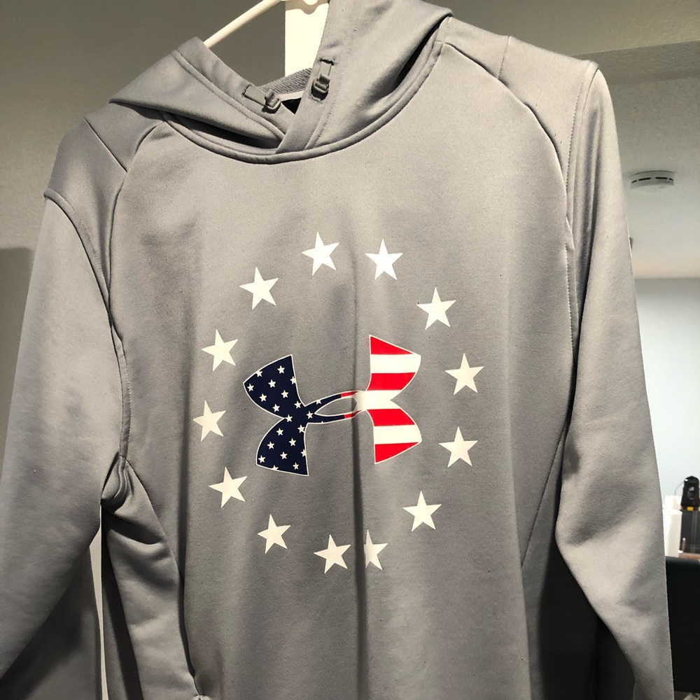 UA Stars and Stripes hooded sweatshirt
